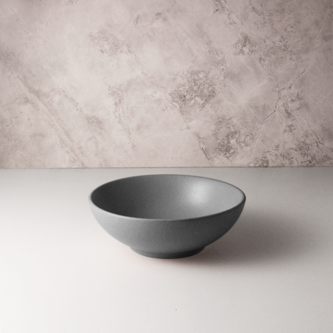 Ceramic Ramen Bowls | Set of 2 | Pebble Grey | Serving Bowls for Rice, Noodles, Ramen |