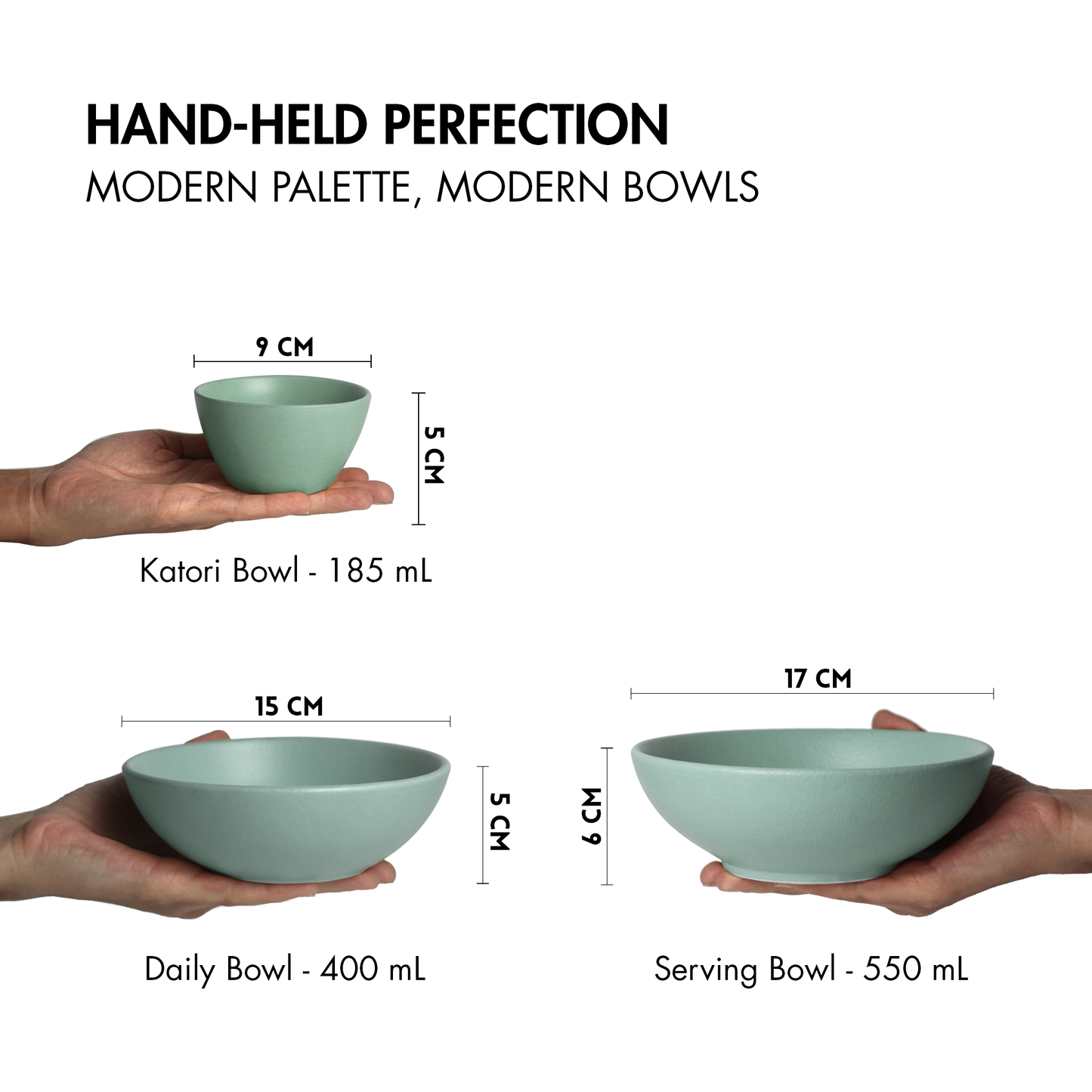 Ceramic 21 Piece Dinner Set | Full Dinner Set | Almost Blue | SilkMatte Finish |