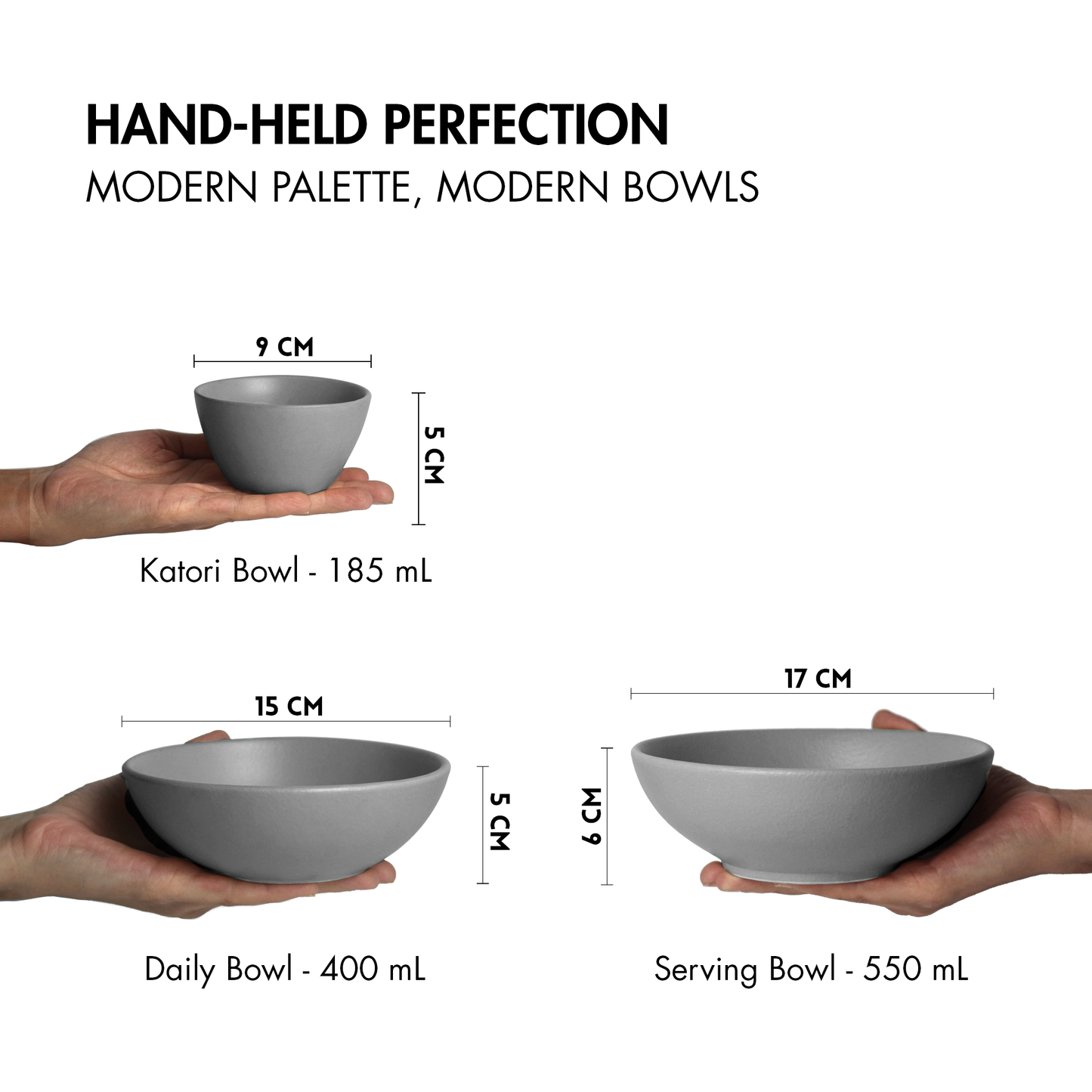 Ceramic 21 Piece Dinner Set | The Full Dinner Set | Pebble Grey | SilkMatte Finish |