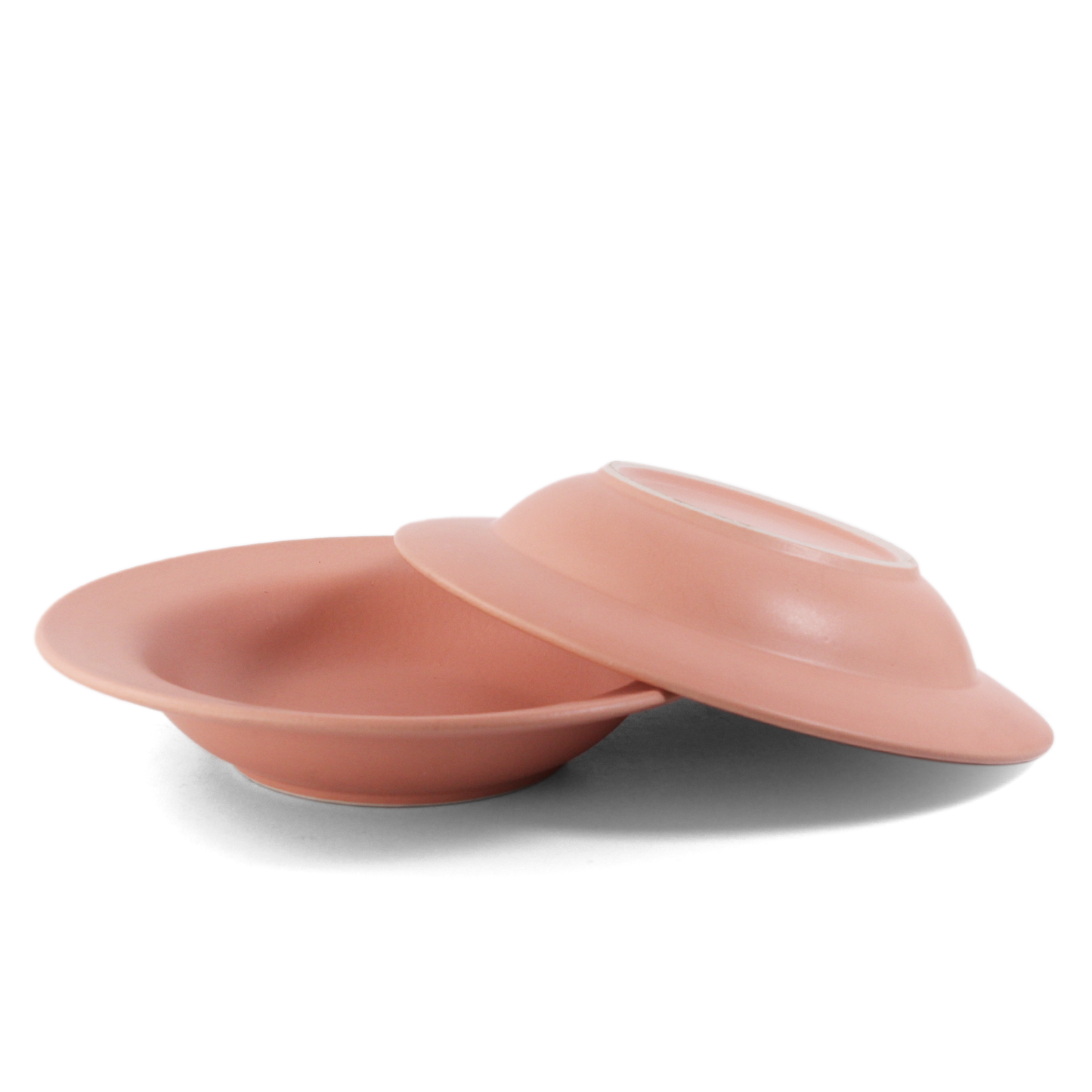 Flamingo Pink Classic Pasta Plate - Set of 2
