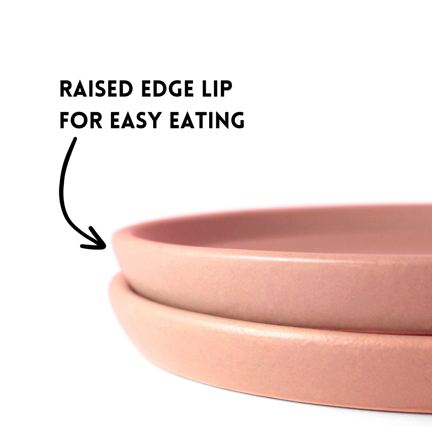 Flamingo Pink Small Plate - Set of 2