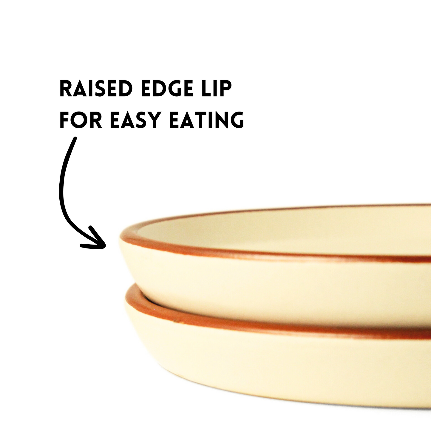 Vanilla Biscuit Small Plate - Set of 2