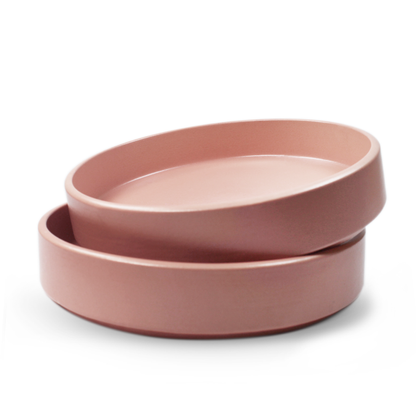 Flamingo Pink Stackable Serving Bowl - Set of 2