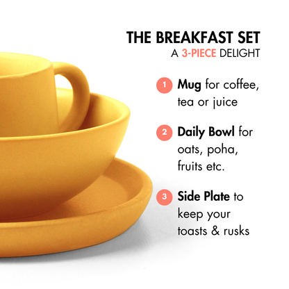 Aamras Yellow Breakfast Set