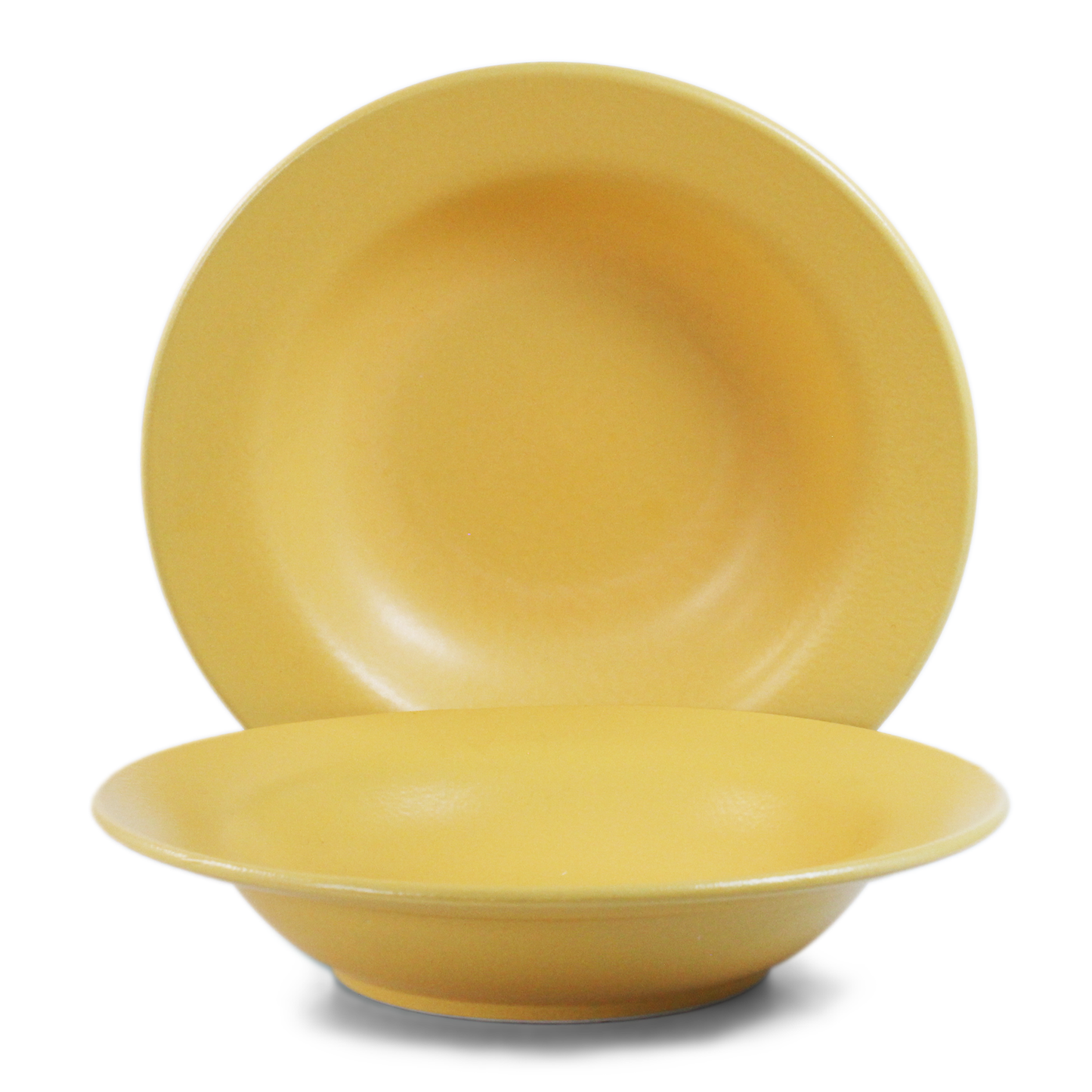 Aamras Yellow Classic Pasta Plate - Set of 2