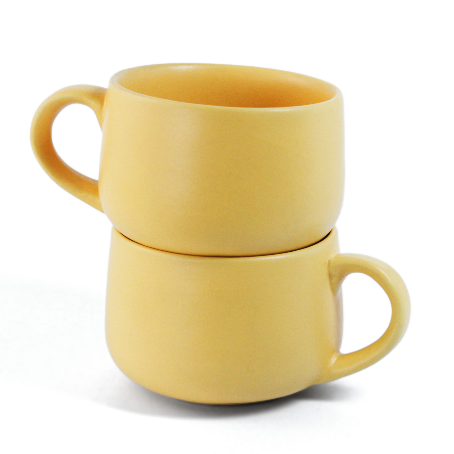 Aamras Yellow Mug - Set of 2