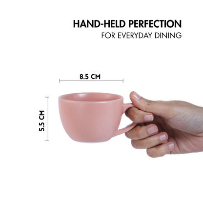 Flamingo Pink Cup - Set of 4
