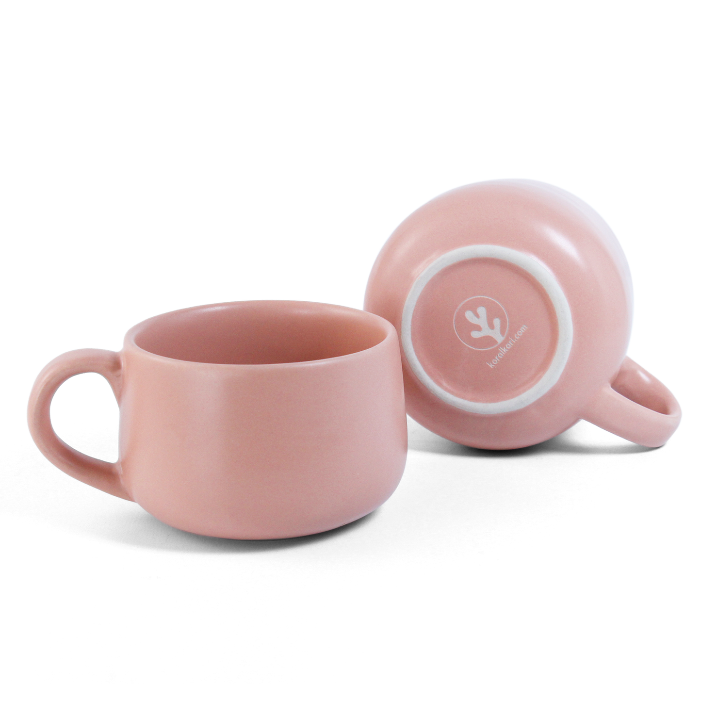Flamingo Pink Mug - Set of 2
