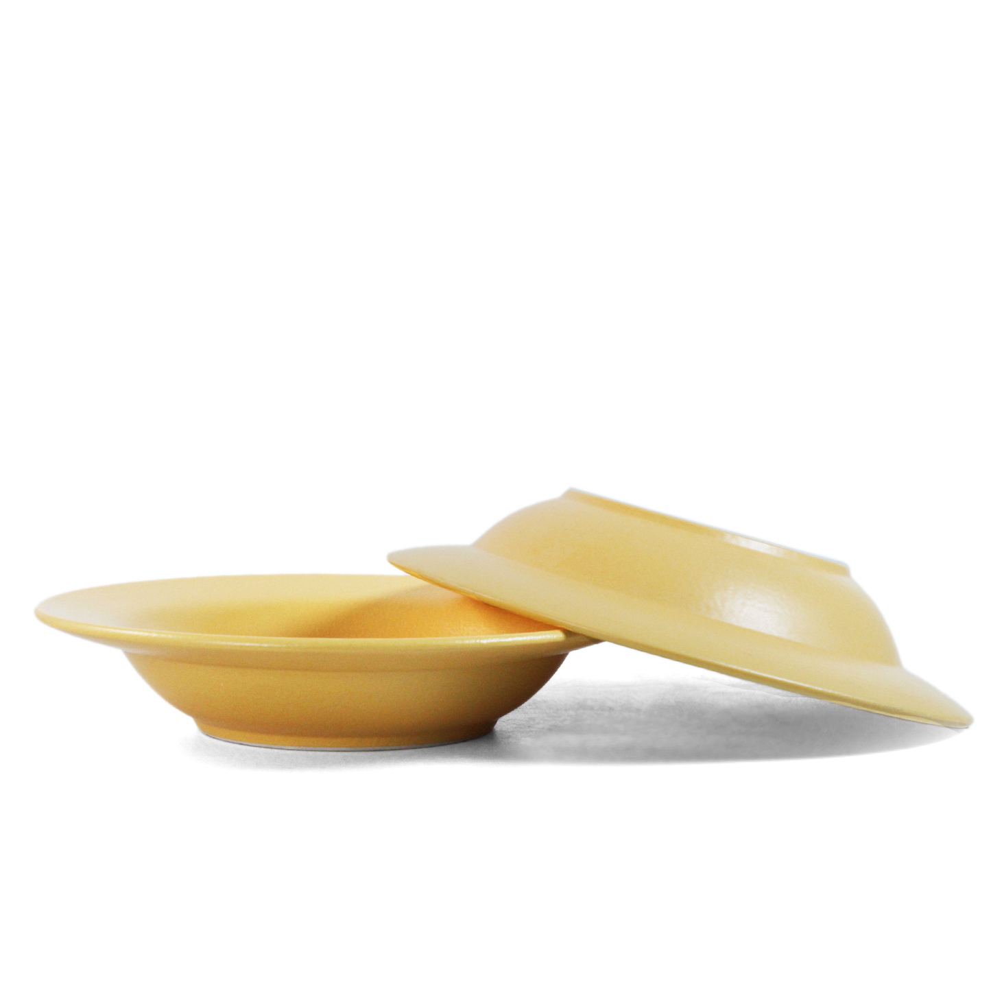 Aamras Yellow Classic Pasta Plate - Set of 2