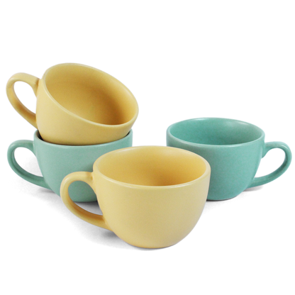 Almost Blue + Aamras Yellow Cup - Set of 4