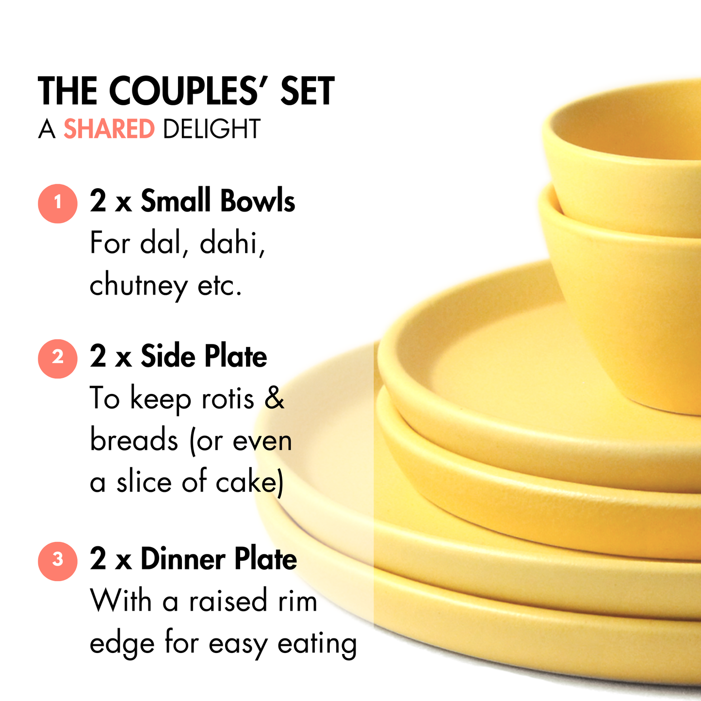 Aamras Yellow Couples' Set