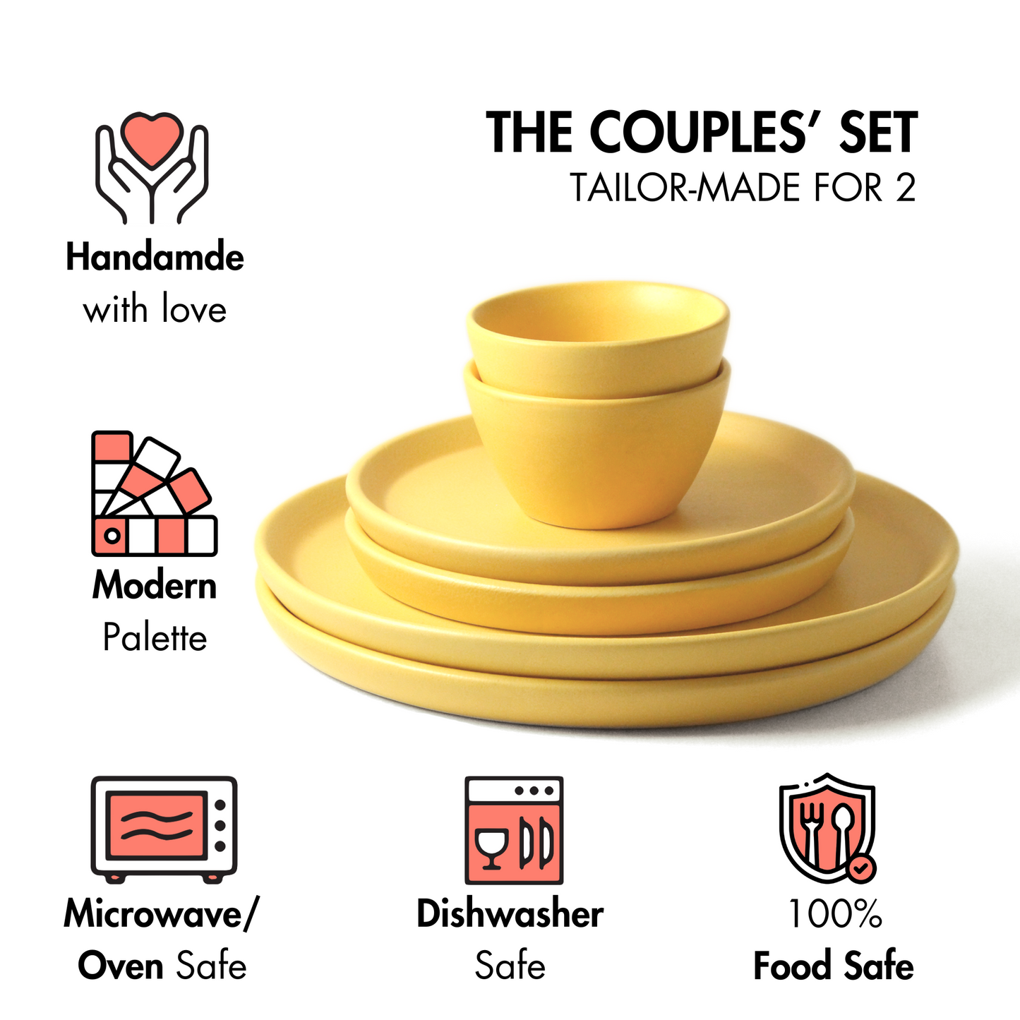 Aamras Yellow Couples' Set