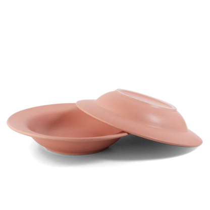 Flamingo Pink Classic Pasta Plate - Set of 2