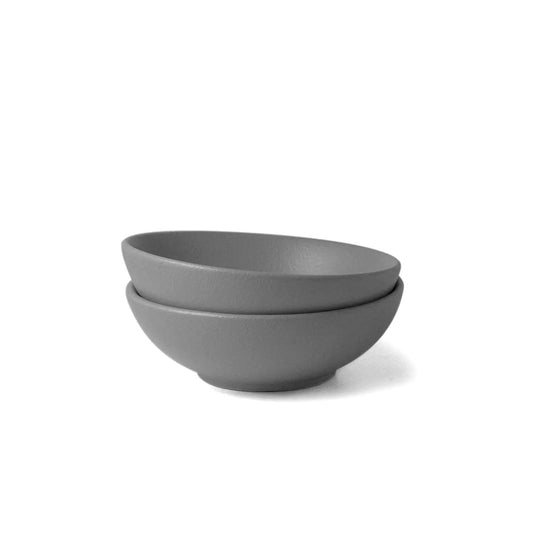 Ceramic Ramen Bowls | Set of 2 | Pebble Grey | Serving Bowls for Rice, Noodles, Ramen |