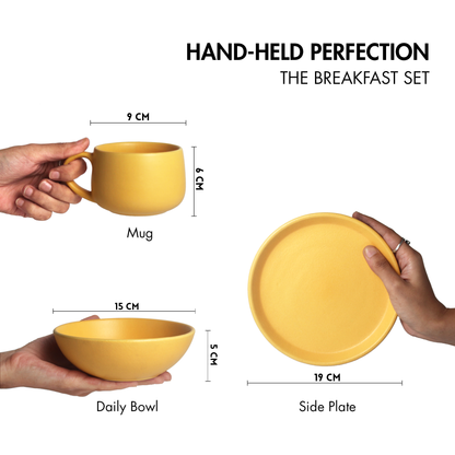 Aamras Yellow Breakfast Set