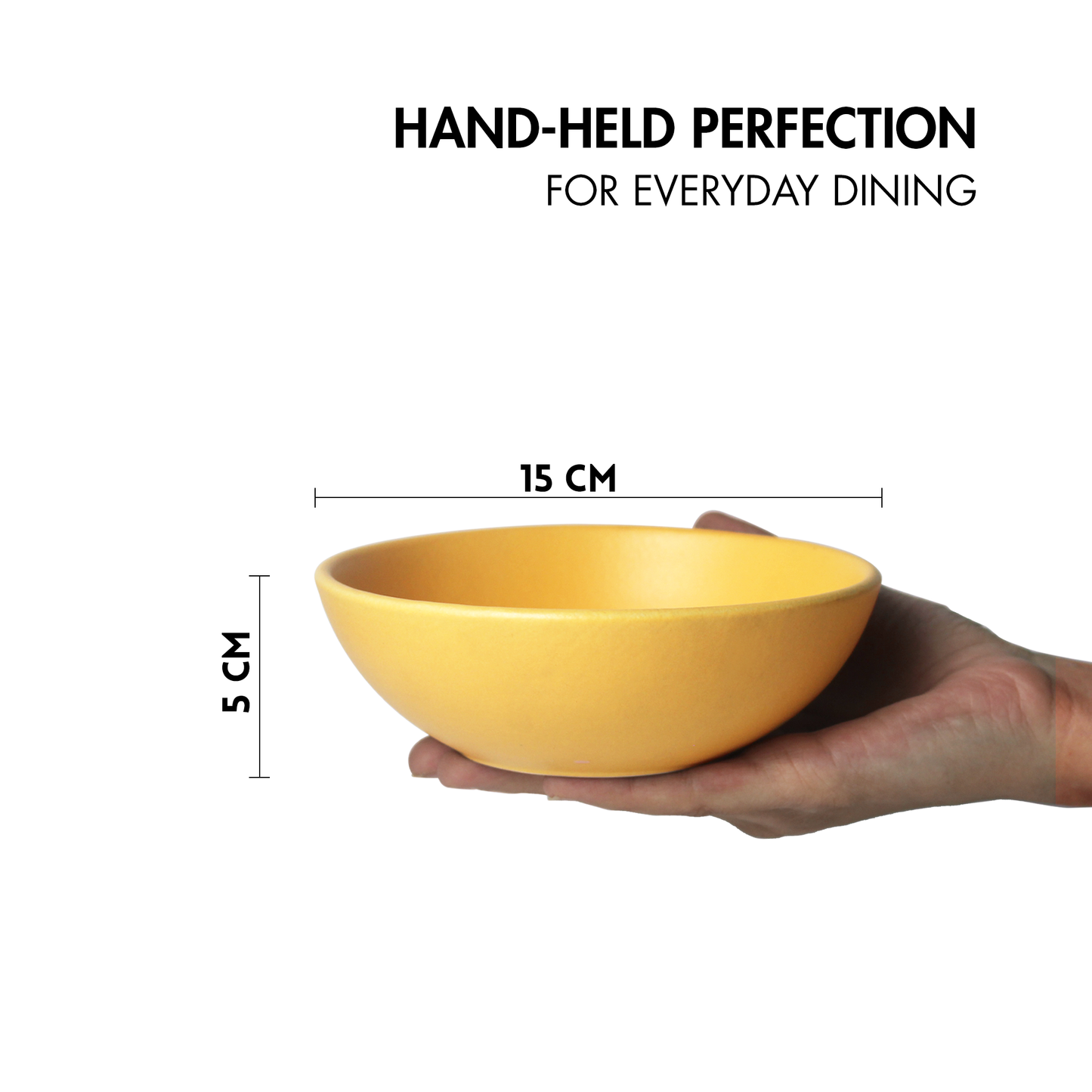 Aamras Yellow Daily Bowl - Set of 2
