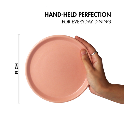 Flamingo Pink Small Plate - Set of 2