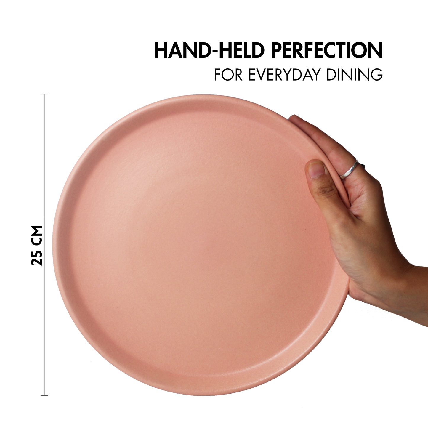 Flamingo Pink Dinner Plate - Set of 4