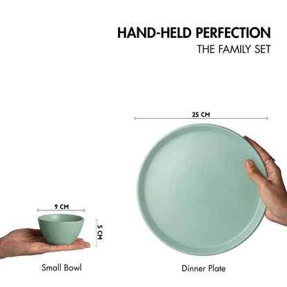 Almost Blue Family Dinner Set