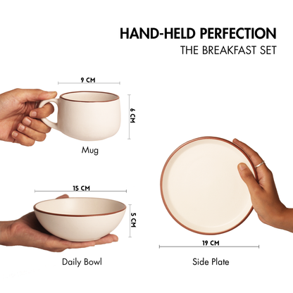 Vanilla Biscuit Breakfast Set