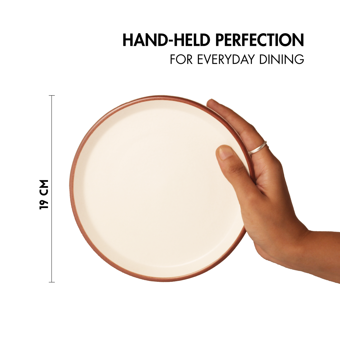 Vanilla Biscuit Small Plate - Set of 2